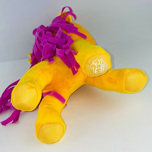 My Little Pony Orange Pink Hair Purple Eyes Plush Stuffed Animal 2014 Kids - Picture 9 of 11